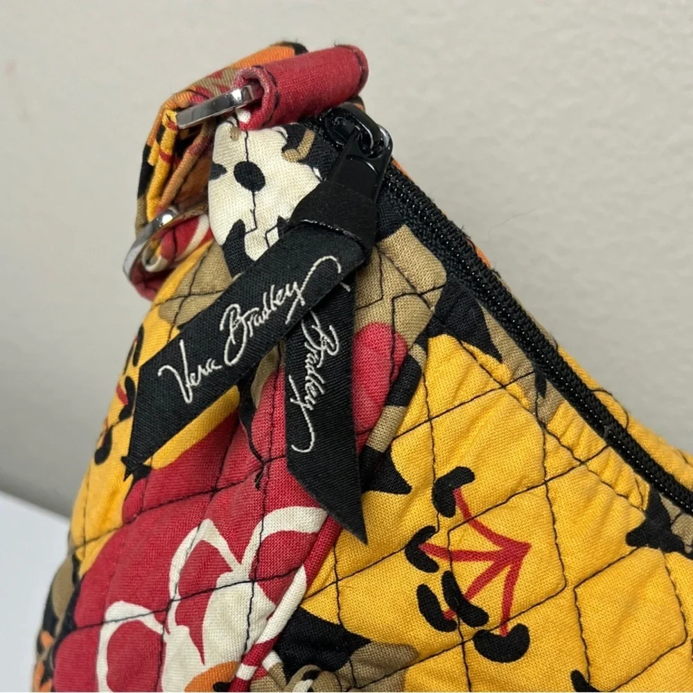 Vera Bradley Bittersweet Retired Vintage 2013 Quilted Messenger Crossbody Purse